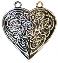 Διπλό Μενταγιόν Παντοτινής Αγάπης